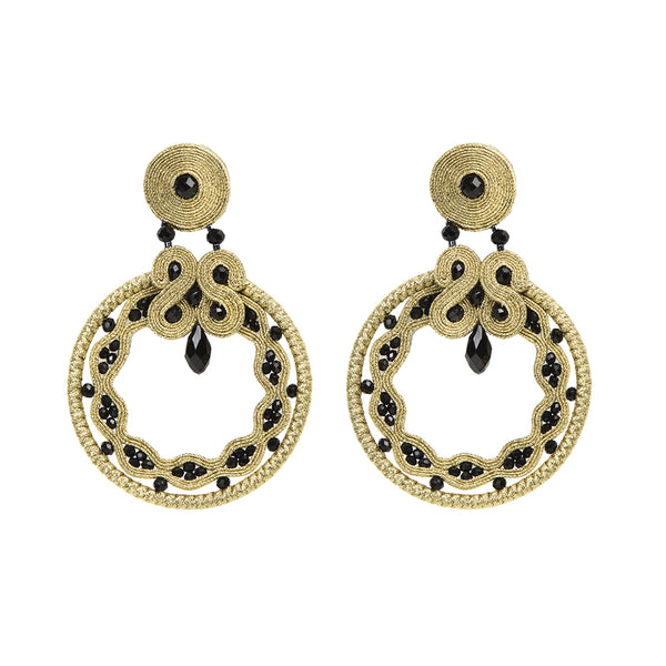 Pendientes Oro & Azabache